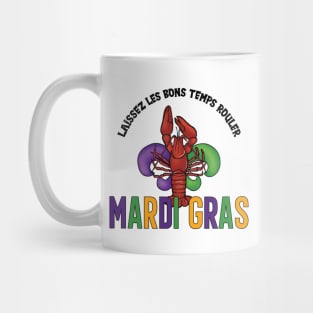 Crawfish Mardi Gras Mug